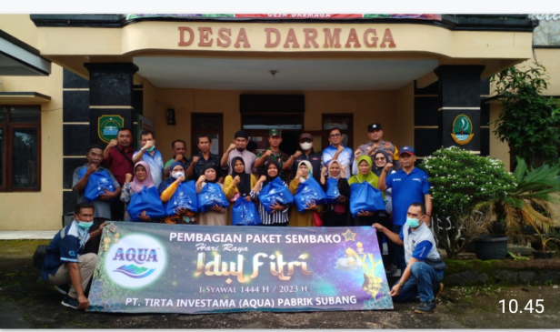 Gambar After Action Review Program bersama CSR PT.Tirta Investama (Aqua) Subang